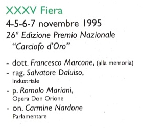 XXXV Fiera 1995